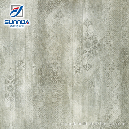 Sunnda glaze ceramic antique finish green flower pattern floor tile